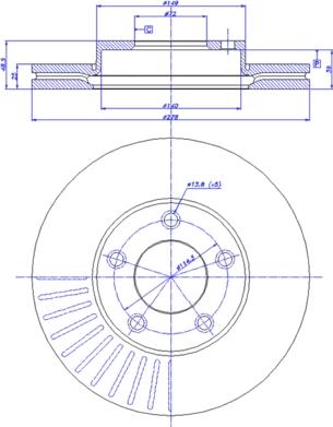 CAR 142.1119 - Bremžu diski www.autospares.lv