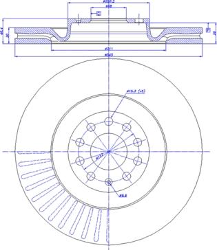 CAR 142.1133 - Тормозной диск www.autospares.lv