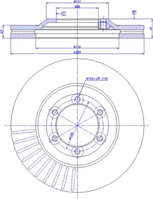 CAR 142.1125 - Bremžu diski www.autospares.lv