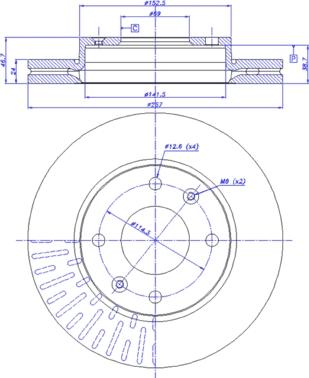 CAR 142.1173 - Bremžu diski www.autospares.lv