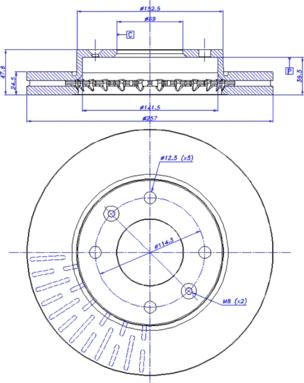 CAR 142.1340 - Bremžu diski www.autospares.lv