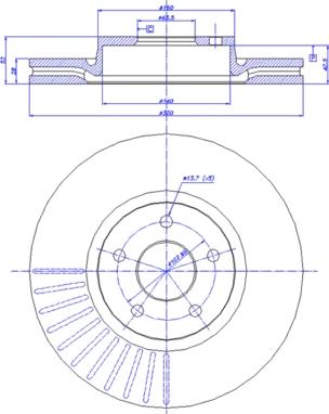 CAR 142.1366 - Bremžu diski www.autospares.lv