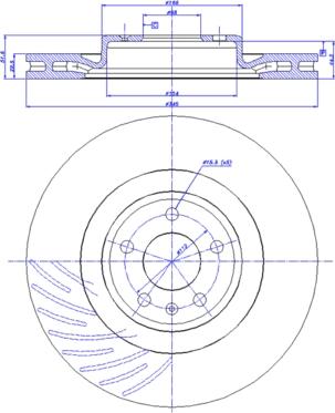 CAR 142.1308 - Тормозной диск www.autospares.lv