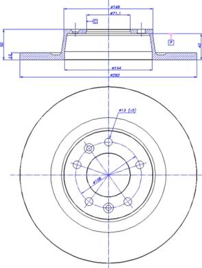 CAR 142.1315 - Bremžu diski www.autospares.lv