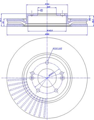 CAR 142.1383 - Bremžu diski www.autospares.lv