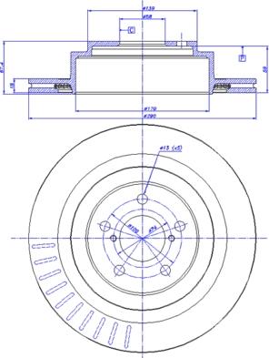 CAR 142.1325 - Bremžu diski www.autospares.lv