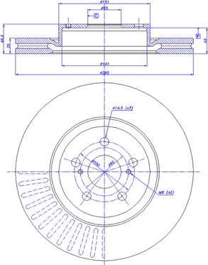 CAR 142.1256 - Bremžu diski www.autospares.lv