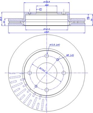 CAR 142.1261 - Bremžu diski www.autospares.lv