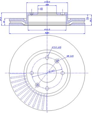 CAR 142.1262 - Bremžu diski www.autospares.lv