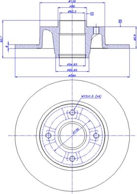 CAR 142.1219 - Bremžu diski www.autospares.lv