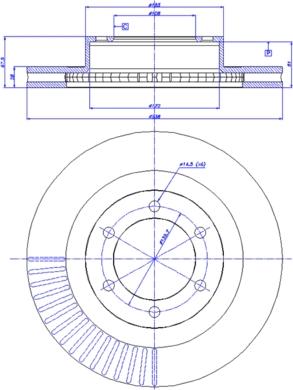 CAR 142.1281 - Bremžu diski www.autospares.lv