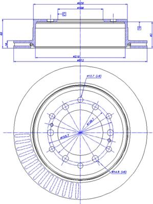 CAR 142.1282 - Bremžu diski www.autospares.lv