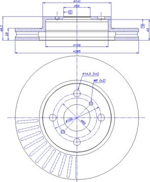 CAR 142.1233 - Bremžu diski www.autospares.lv