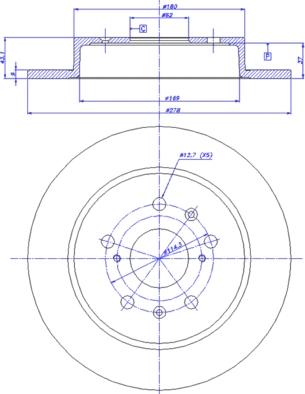 CAR 142.1754 - Bremžu diski www.autospares.lv