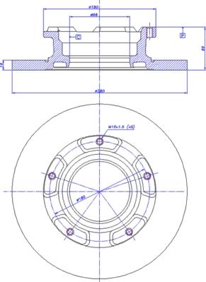 CAR 142.1765 - Brake Disc www.autospares.lv