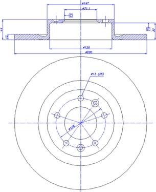 CAR 142.1718 - Bremžu diski www.autospares.lv