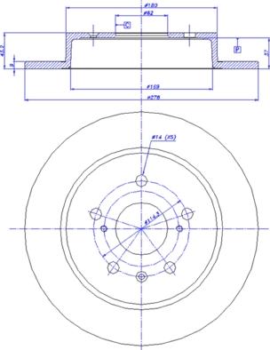 CAR 142.1730 - Bremžu diski www.autospares.lv