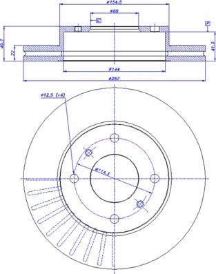 CAR 142.895 - Bremžu diski www.autospares.lv