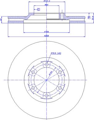 CAR 142.845 - Bremžu diski www.autospares.lv