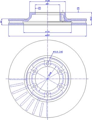 CAR 142.846 - Bremžu diski www.autospares.lv