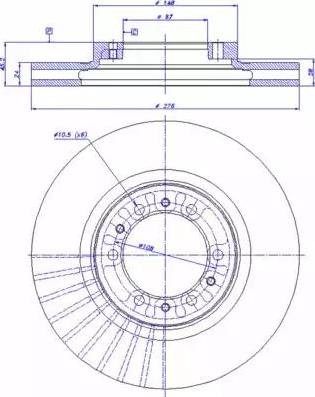 CAR 142.856 - Bremžu diski www.autospares.lv