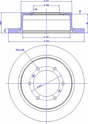 CAR 142.857 - Brake Disc www.autospares.lv