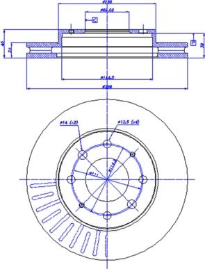 CAR 142.839 - Тормозной диск www.autospares.lv