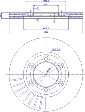 CAR 142.821 - Bremžu diski www.autospares.lv