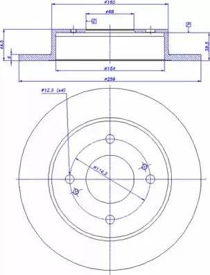 CAR 142.871 - Bremžu diski www.autospares.lv