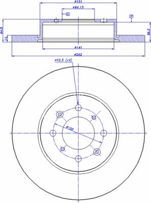 CAR 142.307 - Bremžu diski www.autospares.lv