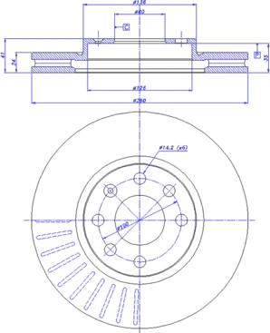 PE Automotive 0104044407127652 - Bremžu diski autospares.lv