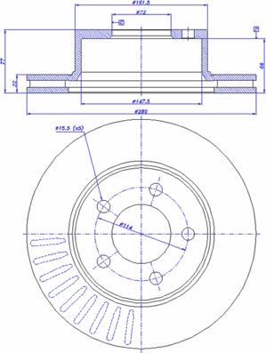 CAR 142.329 - Bremžu diski www.autospares.lv