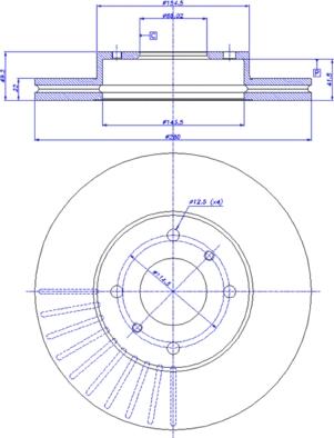 CAR 142.374 - Bremžu diski www.autospares.lv