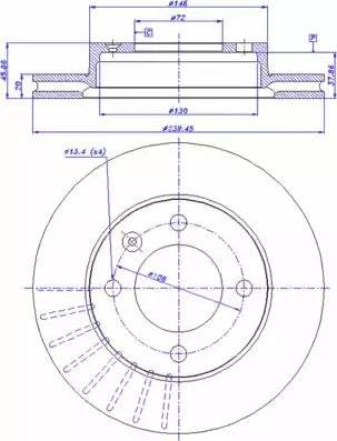 CAR 142.246 - Bremžu diski www.autospares.lv