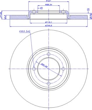 CAR 142.256 - Bremžu diski autospares.lv