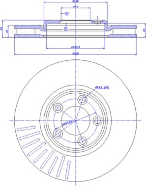 CAR 142.216 - Bremžu diski www.autospares.lv