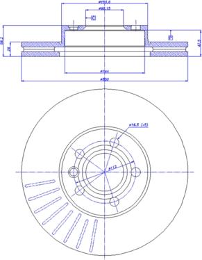 Brembo 09 9749 10 - Bremžu diski autospares.lv