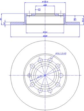 CAR 142.281 - Bremžu diski www.autospares.lv