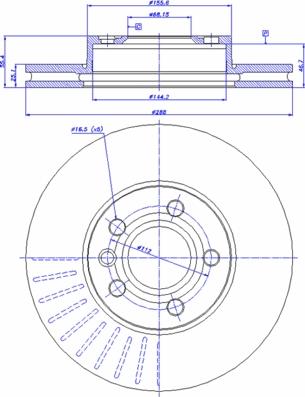 CAR 142.239 - Тормозной диск www.autospares.lv