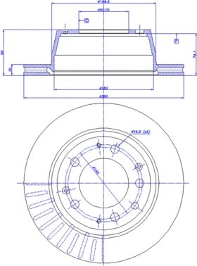 A.B.S. 15793S - Bremžu diski www.autospares.lv