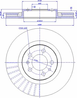 CAR 142.747 - Тормозной диск www.autospares.lv