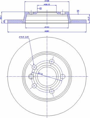 CAR 142.758 - Bremžu diski www.autospares.lv