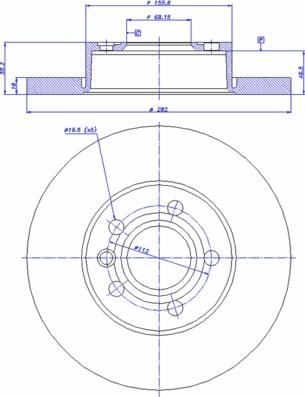 CAR 142.764 - Тормозной диск www.autospares.lv