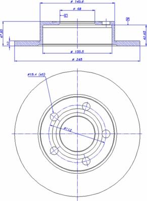 Metelli 800-531 - Bremžu diski www.autospares.lv