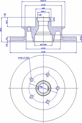 CAR 142.704 - Bremžu diski www.autospares.lv