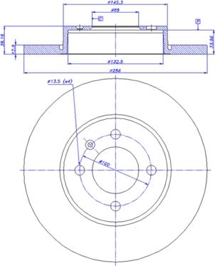 TRW DF1532 - Bremžu diski www.autospares.lv