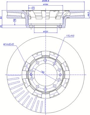 CAR 150.520 - Brake Disc www.autospares.lv