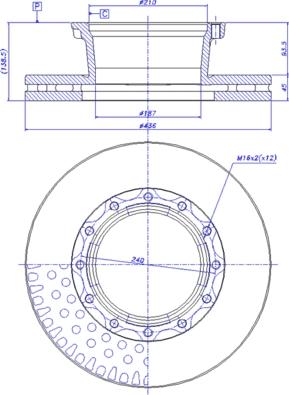 CAR 150.120 - Bremžu diski www.autospares.lv