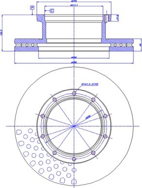 CAR 150.340 - Brake Disc www.autospares.lv