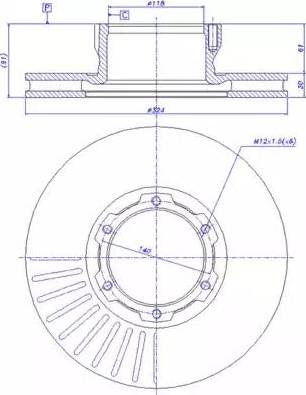 CAR 150.310 - Bremžu diski www.autospares.lv